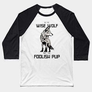 Wolf Howling T-shirt Baseball T-Shirt